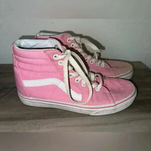 Vans Sk8-hi Tapered High-Top Unisex Pink Sneakers,Size 6 Men, Size 7.5 Women